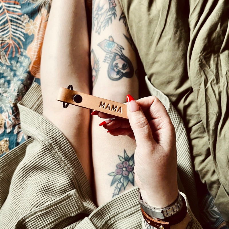 STARLING Personalised Leather Keyrings