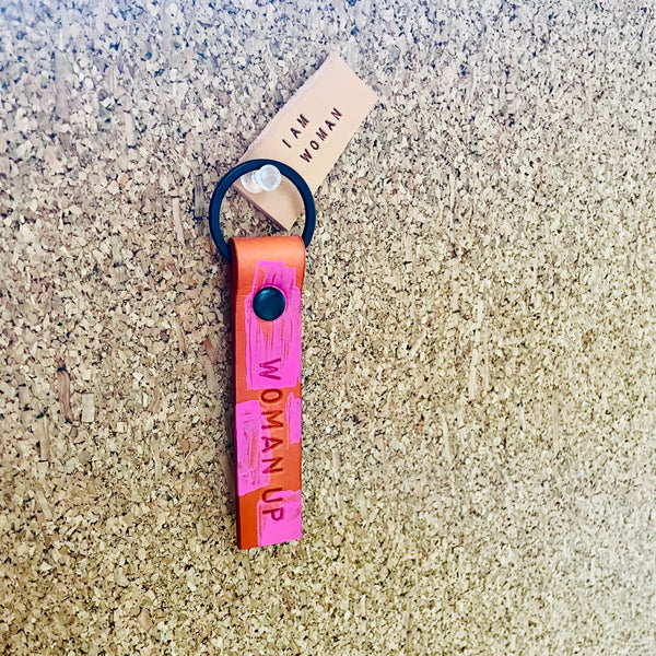 WOMAN UP Keyring