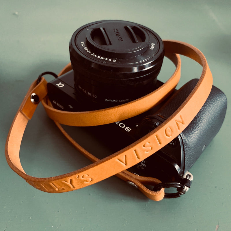 Personalised camera strap