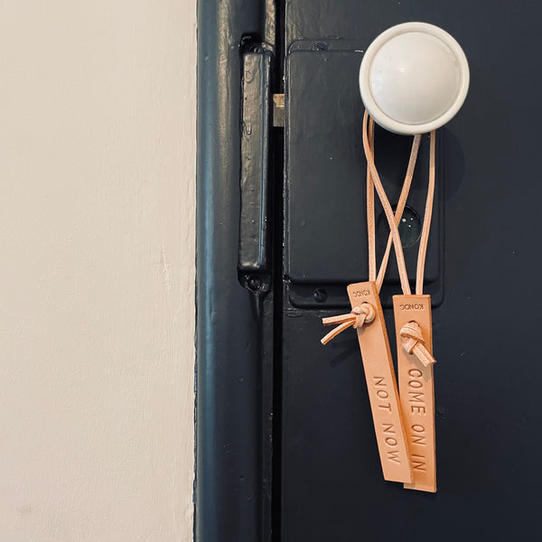 NOT NOW Door tag