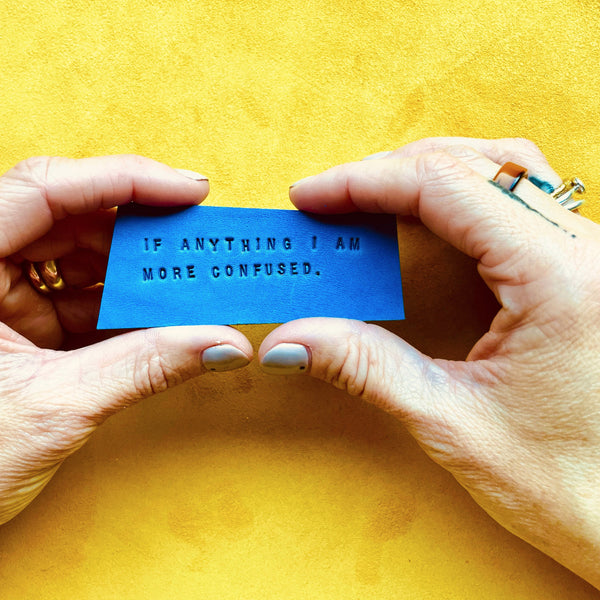 Words in leather